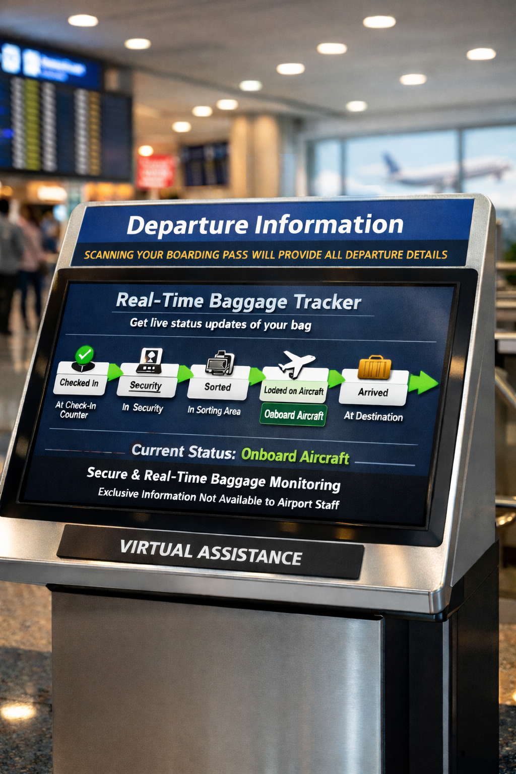Departure information with VID