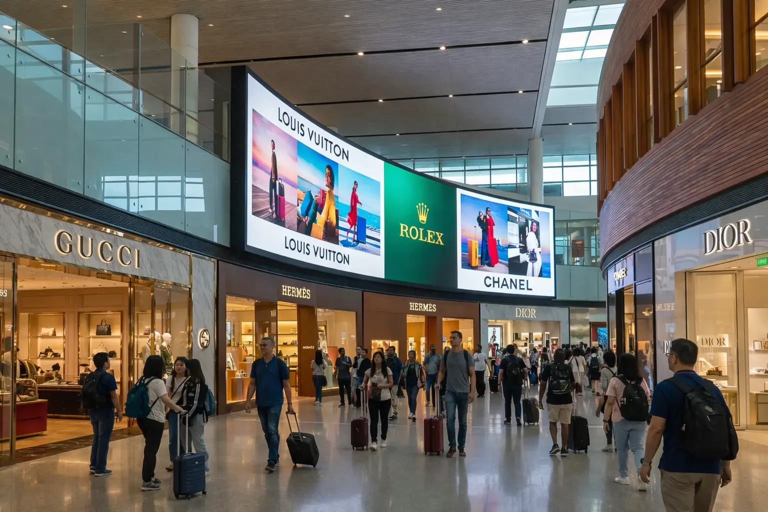 LED Video walls for airports solutions
