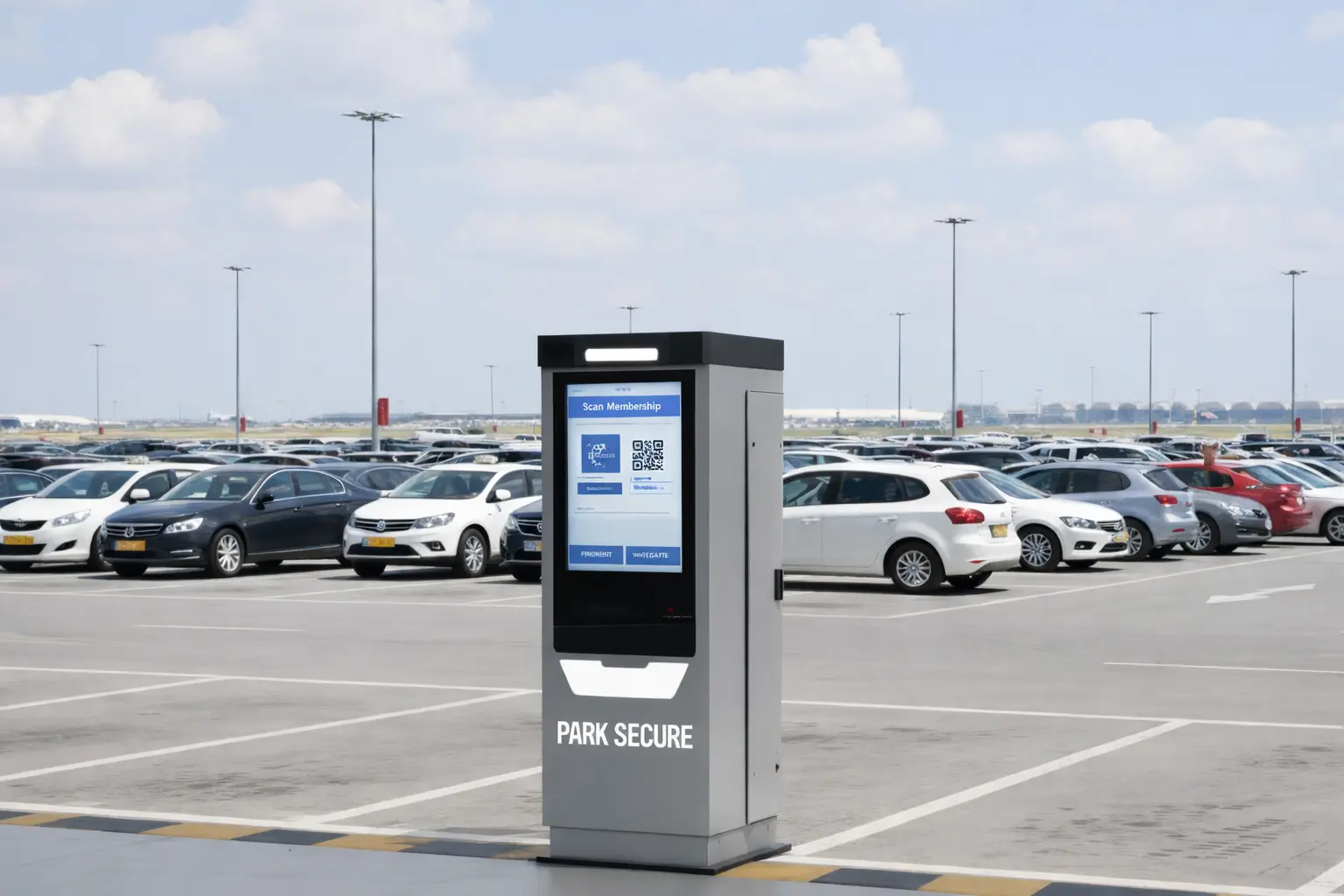 Parking payment solutions for airports solutions