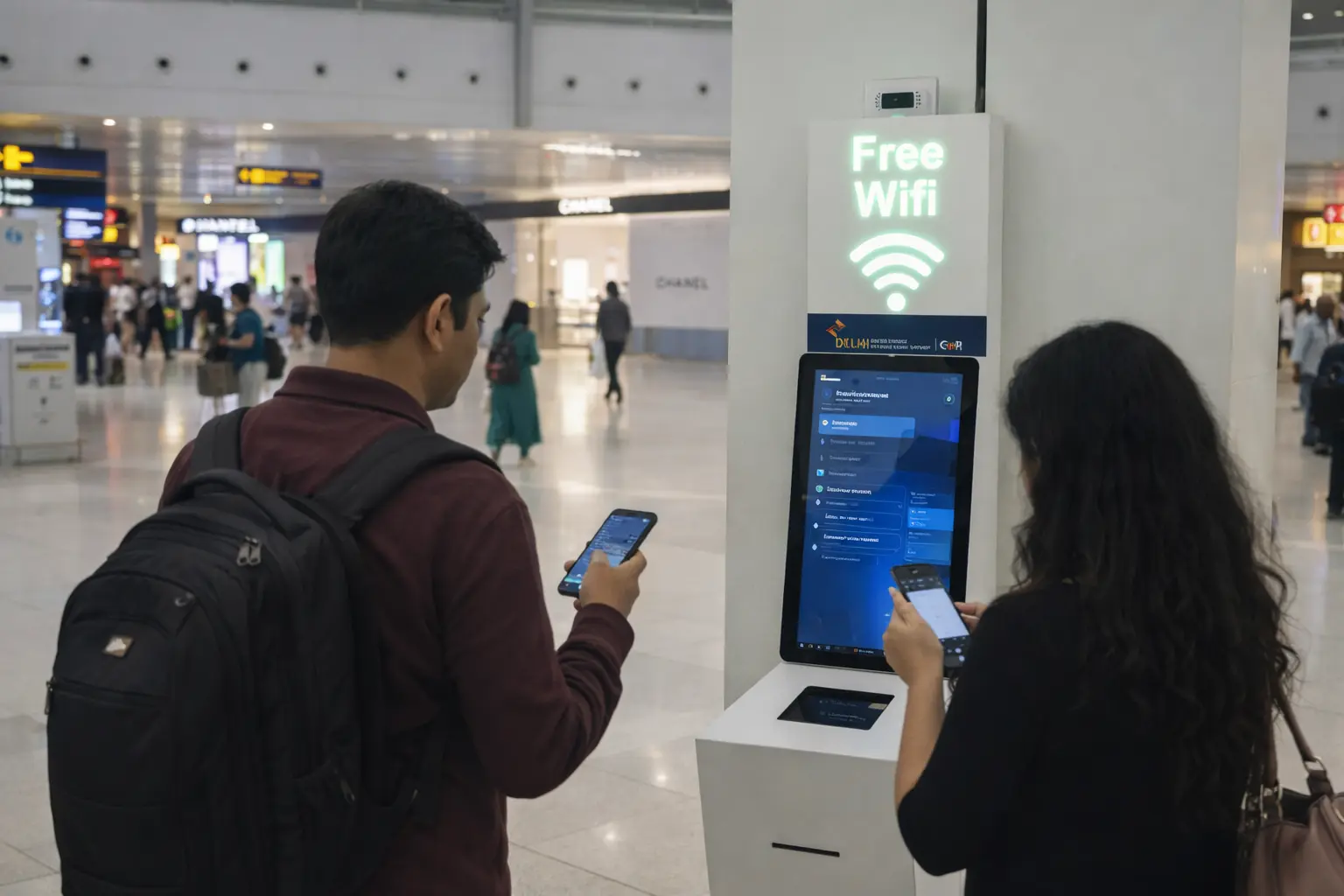 Wifi Kiosk for airports solutions