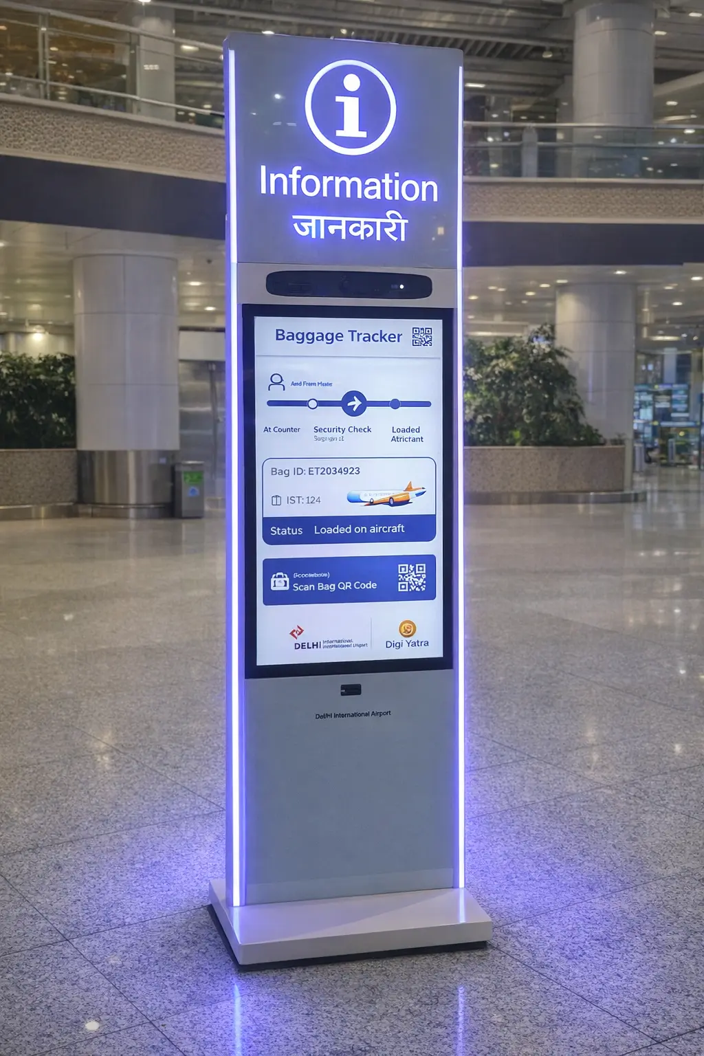 Virtual Information desk for airport